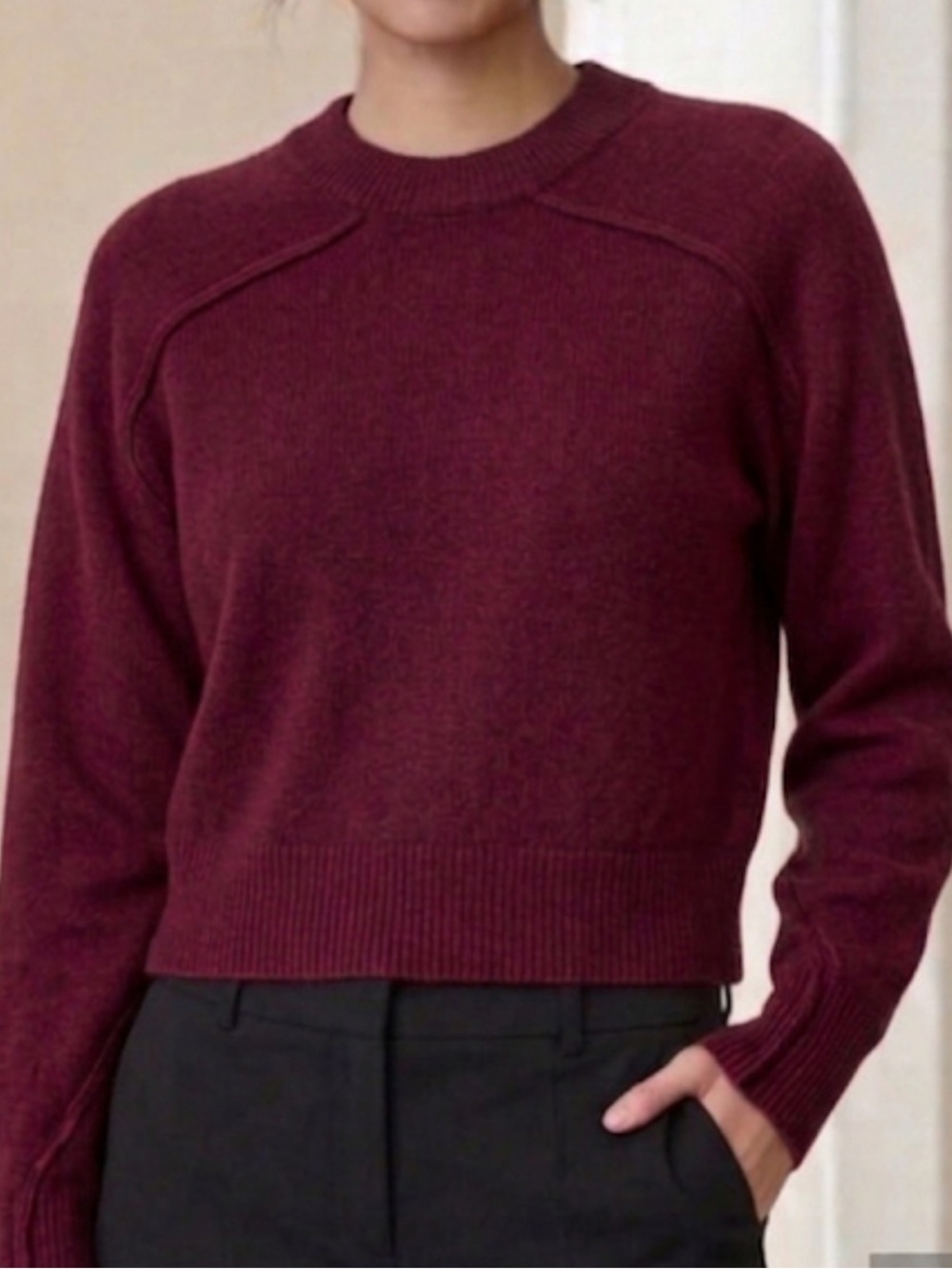 Jason Wu EDIT Cropped Sweater